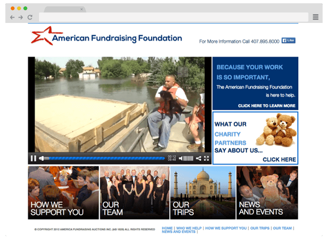 New Nonprofit Website for AFF Appleton Creative