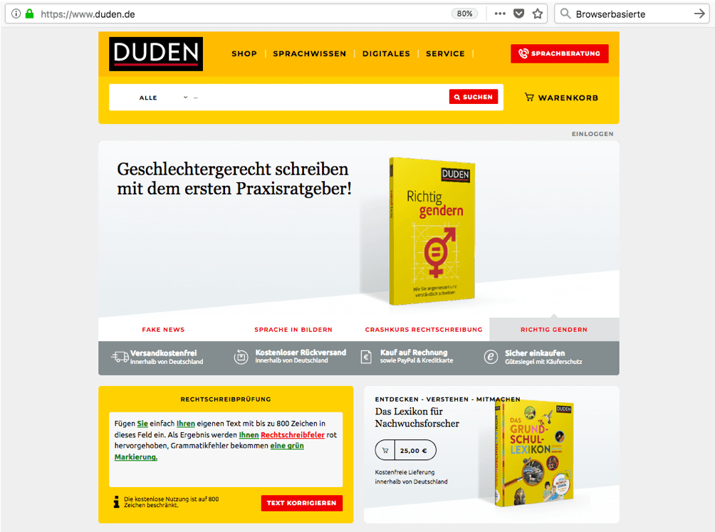 Die beste Rechtschreibprüfung online Scribbr