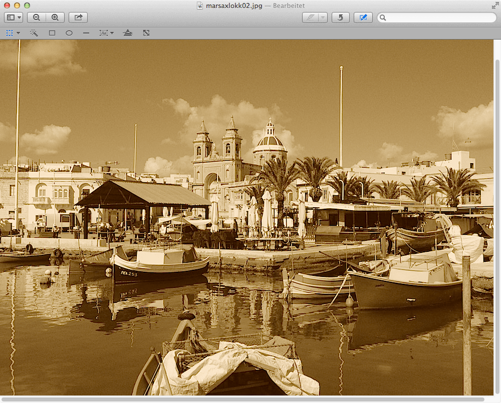 Mit der Vorschau App unter Mac OS X Bilder bearbeiten