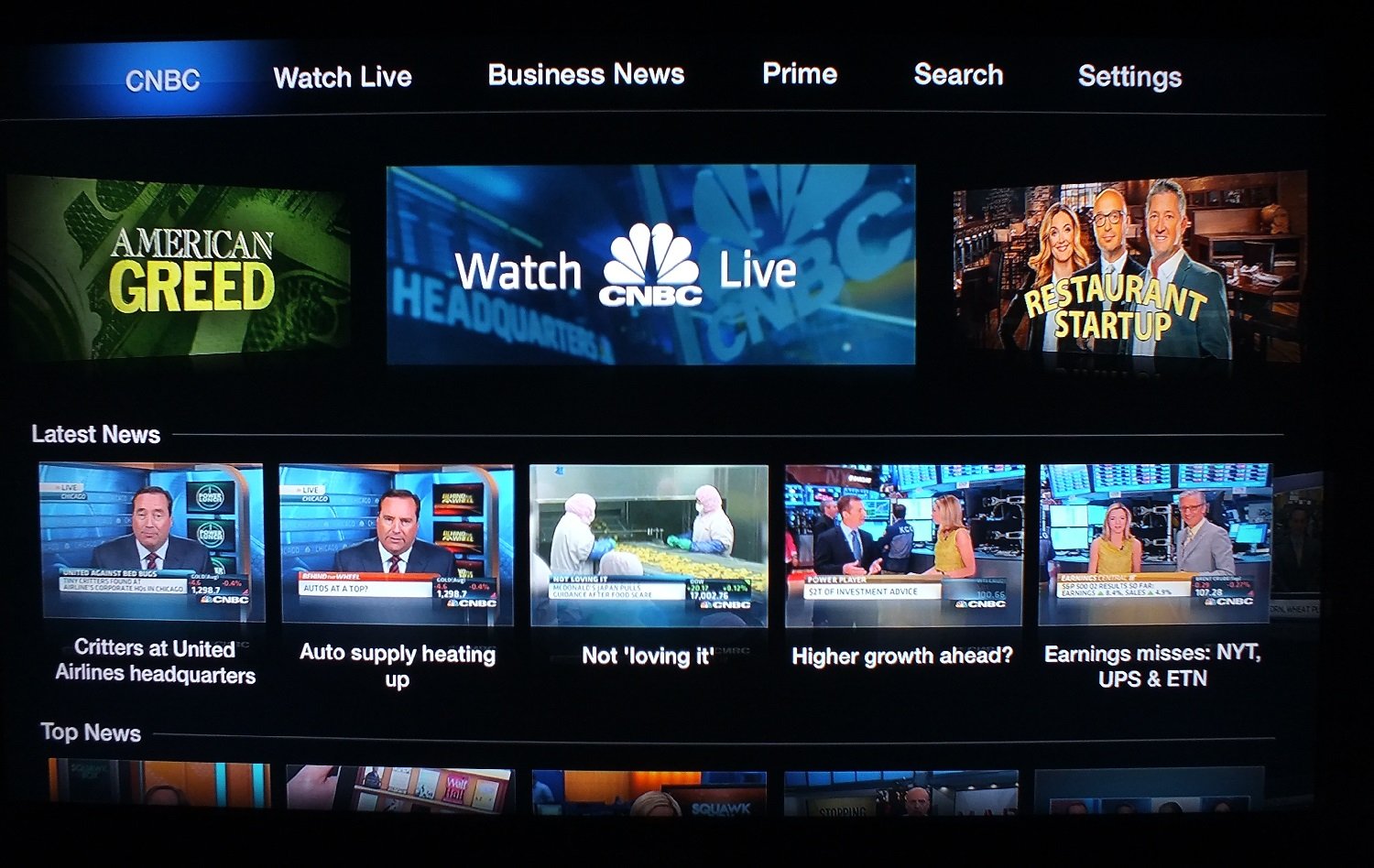 FOX Now and CNBC channels arrive on Apple TV