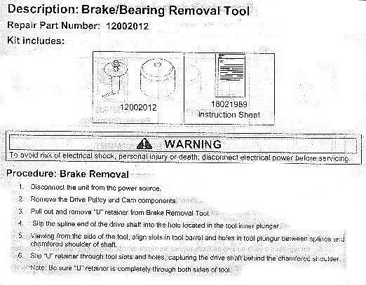 Maytag Atlantis Washer Manual Remove Agitator Bell