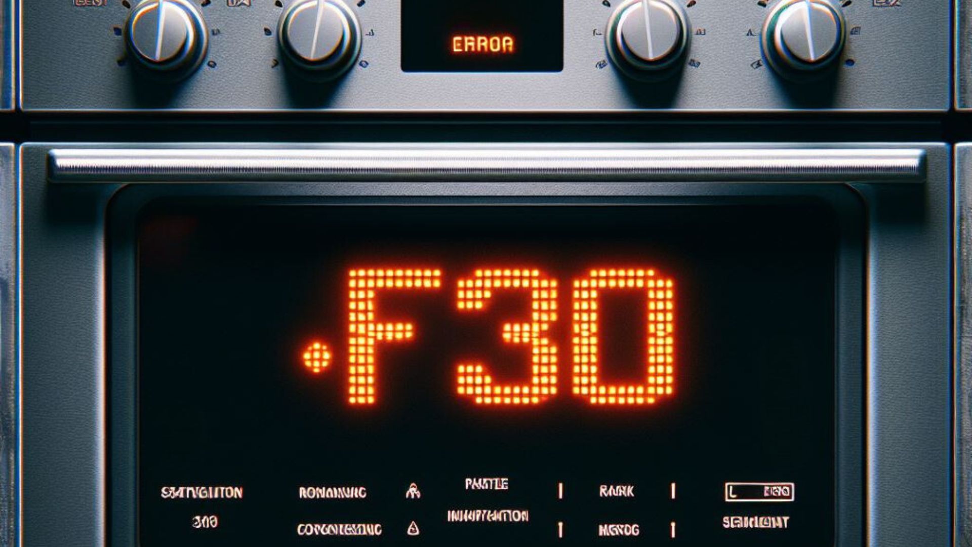 F30 & F31 error codes on an electric Frigidaire oven How to fix