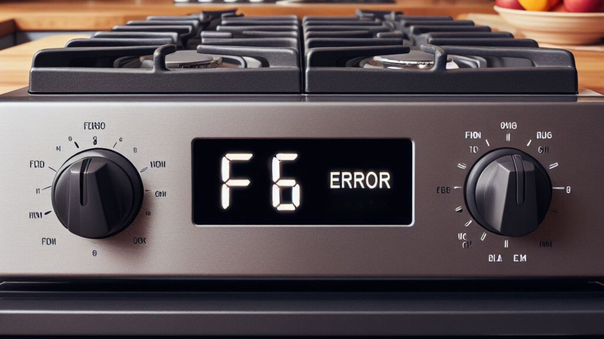 F6 error on a gas GE range A troubleshooting guide