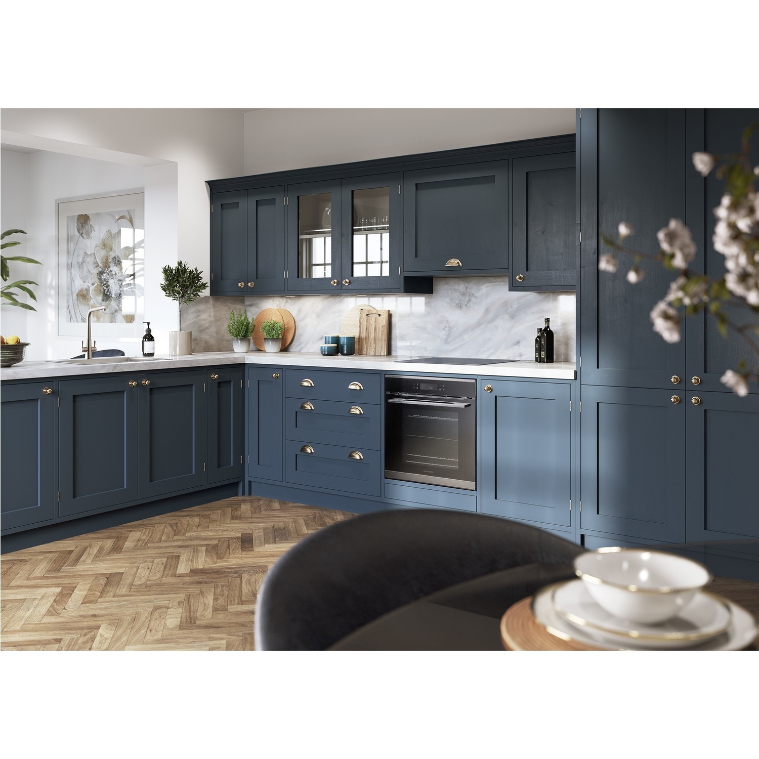 Rangemaster Eclipse Electric Single Oven Black ECL6013PBLGC