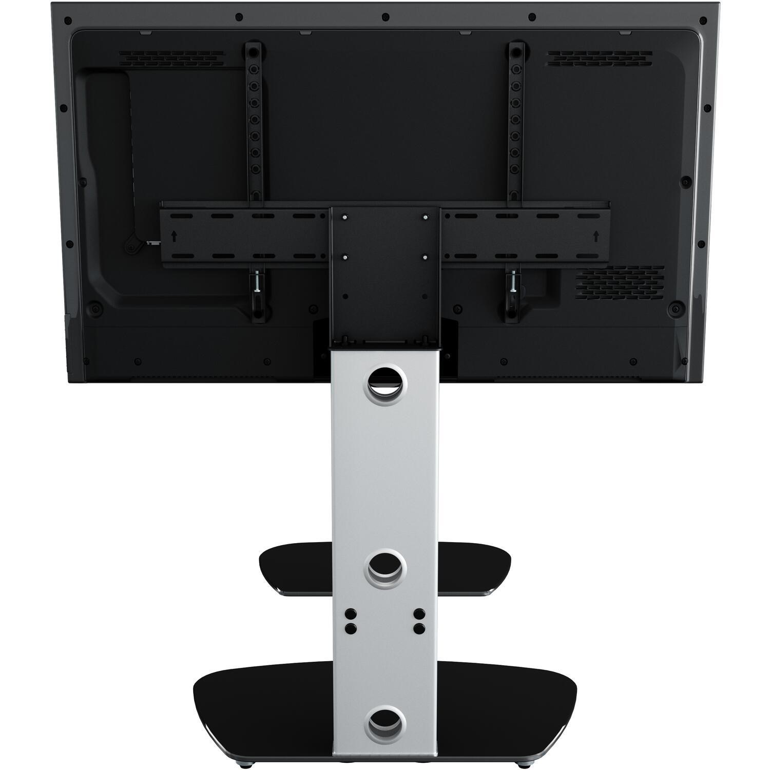 AVF FSL700LUCS Lucerne TV Stand Combi Silver Appliances Direct