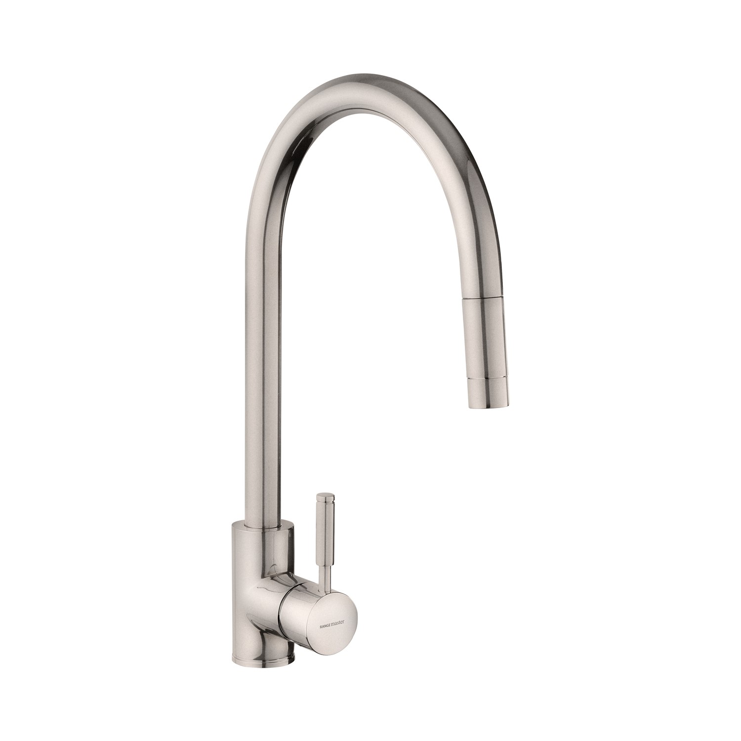 Rangemaster Aquatrend Brushed Chrome Single Lever Pull Out Monobloc