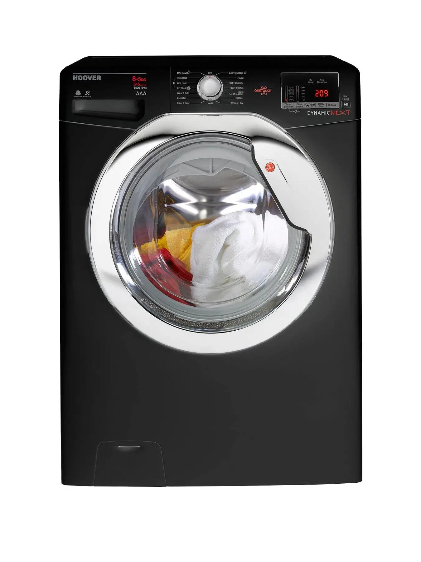 Hoover WDXOC485CB Washer Dryer Appliance Spotter