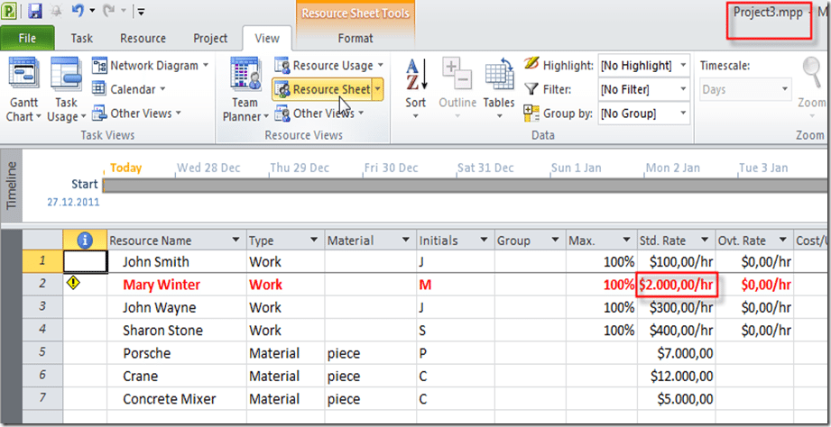 Microsoft Project Advanced Training Course in Perth