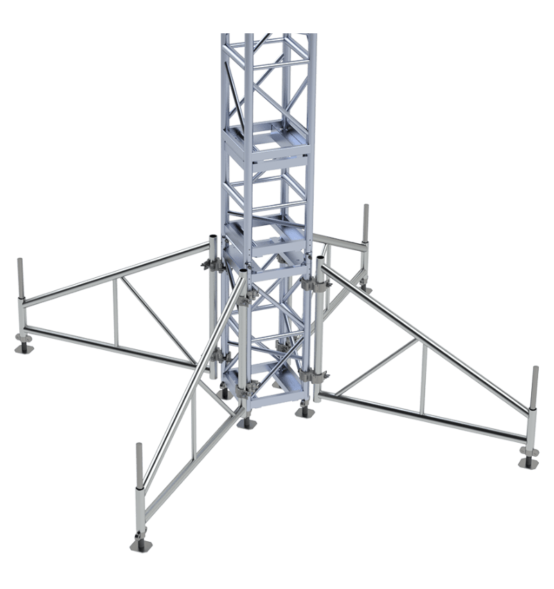 Tower Lifting Ladder and Outriggers » Applied Electronics