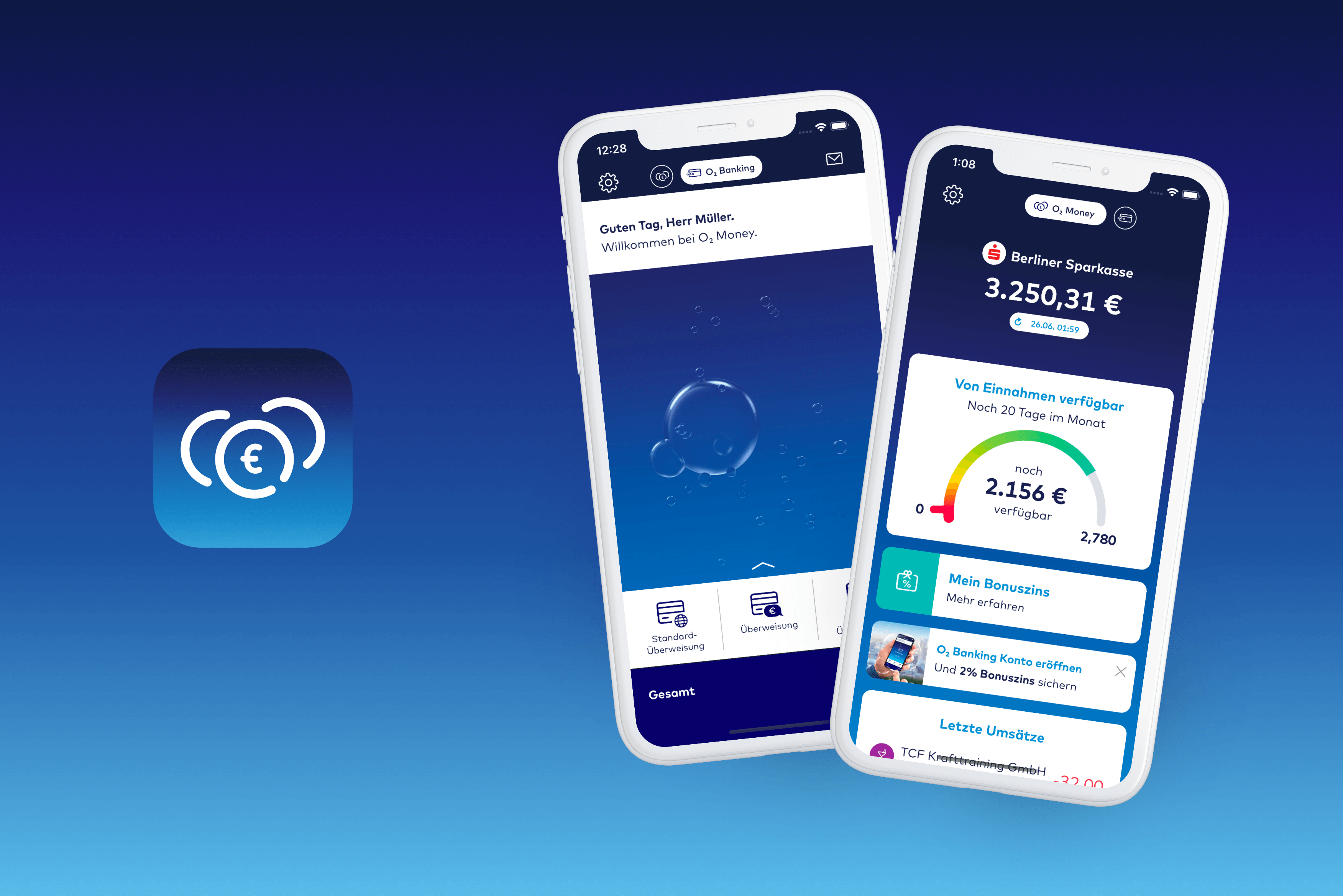 Die o2 Money & o2 Banking App bekommt ein Update. apploft.