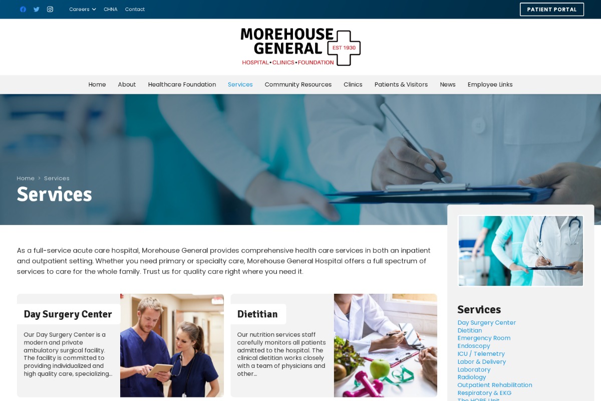 Morehouse General Hospital New Media Studio