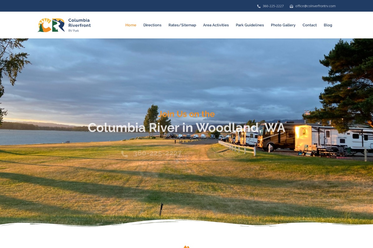 Columbia Riverfront RV Park New Media Studio