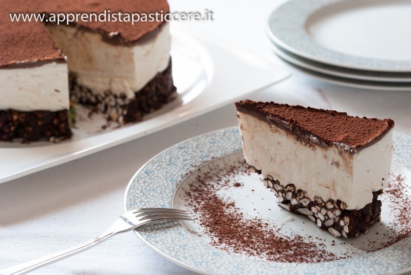 Torta Al Formaggio Spalmabile Con Riso Soffiato Al Cioccolato Ricetta Con Foto Apprendista Pasticcere