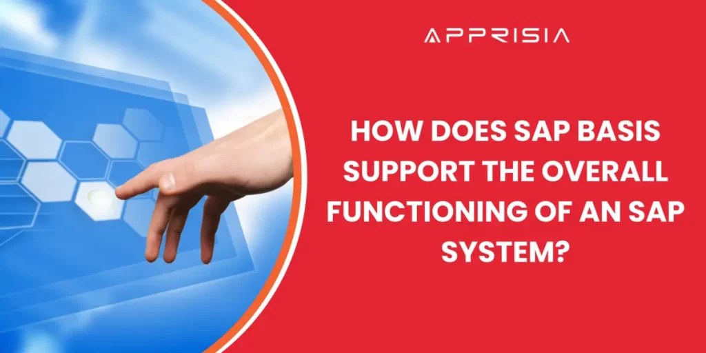 How SAP BASIS Supports overall functioning of a SAP System