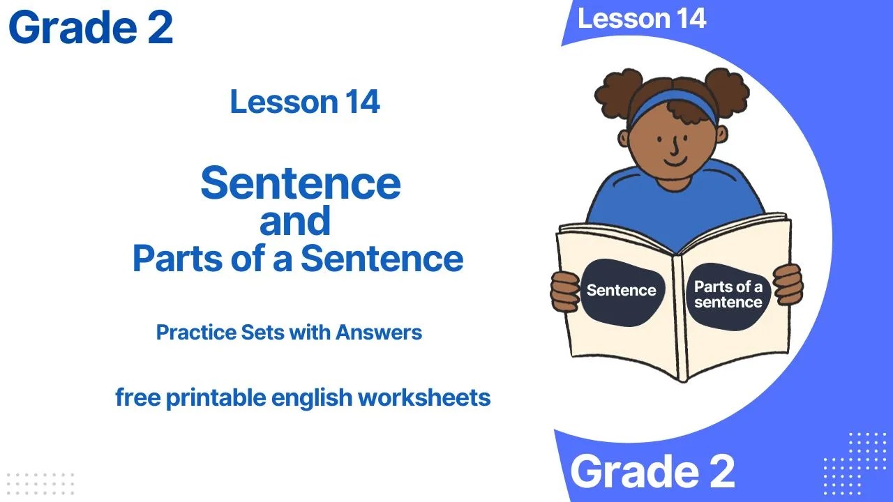 Class 2 Sentence Worksheet with Answers