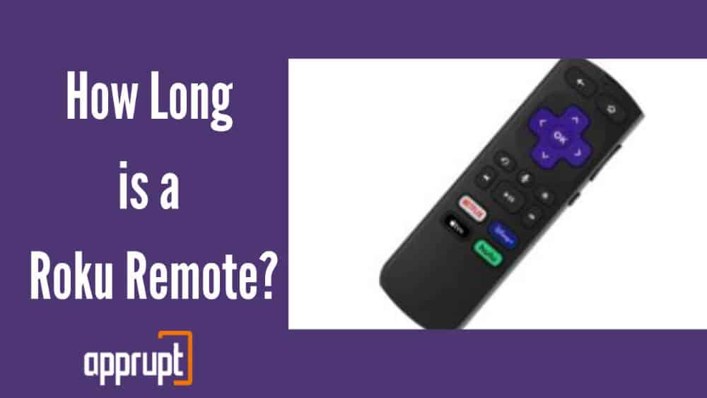 How long is a Roku Remote?
