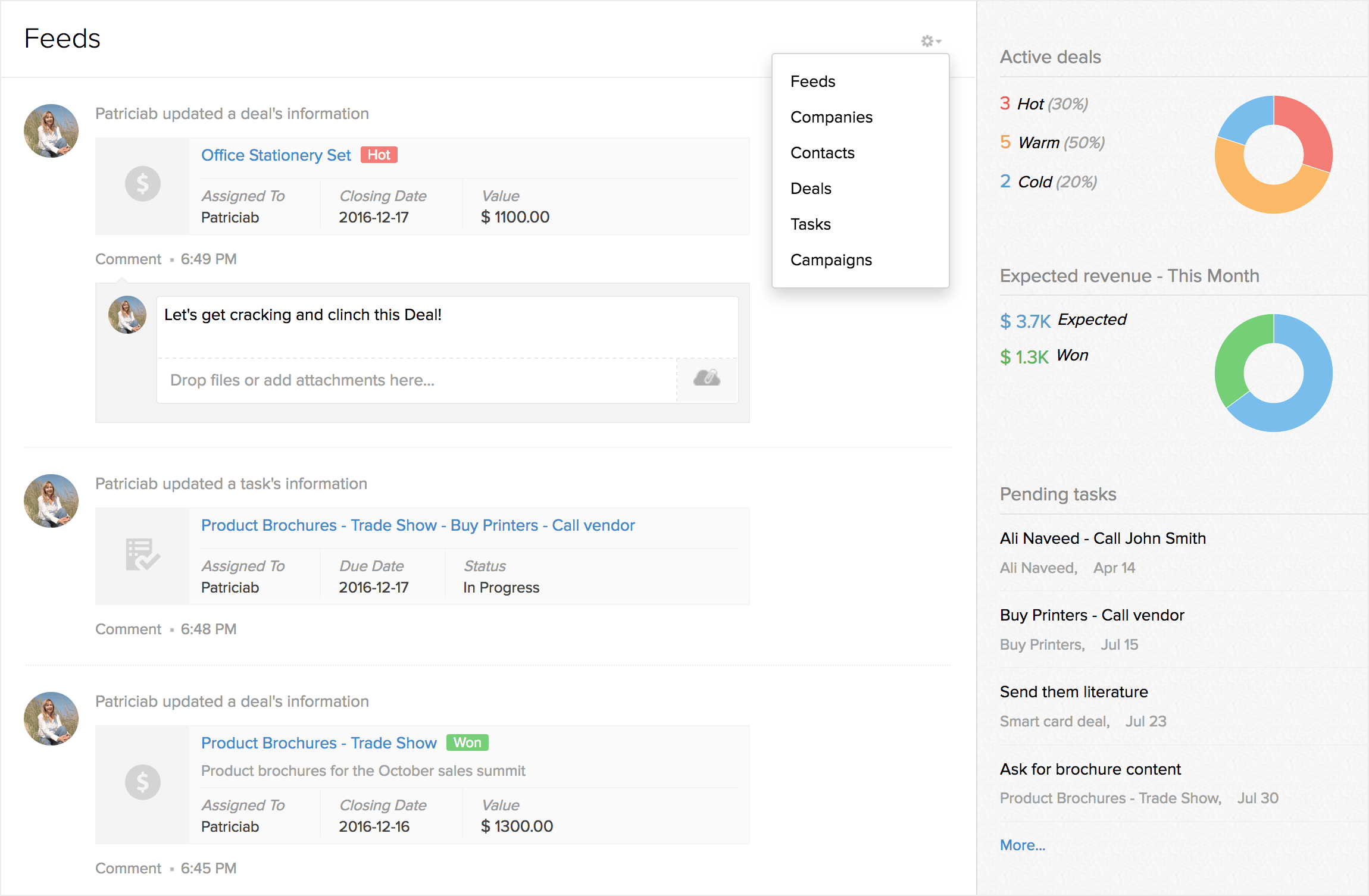 Zoho Contact Manager price,Reviews and Features
