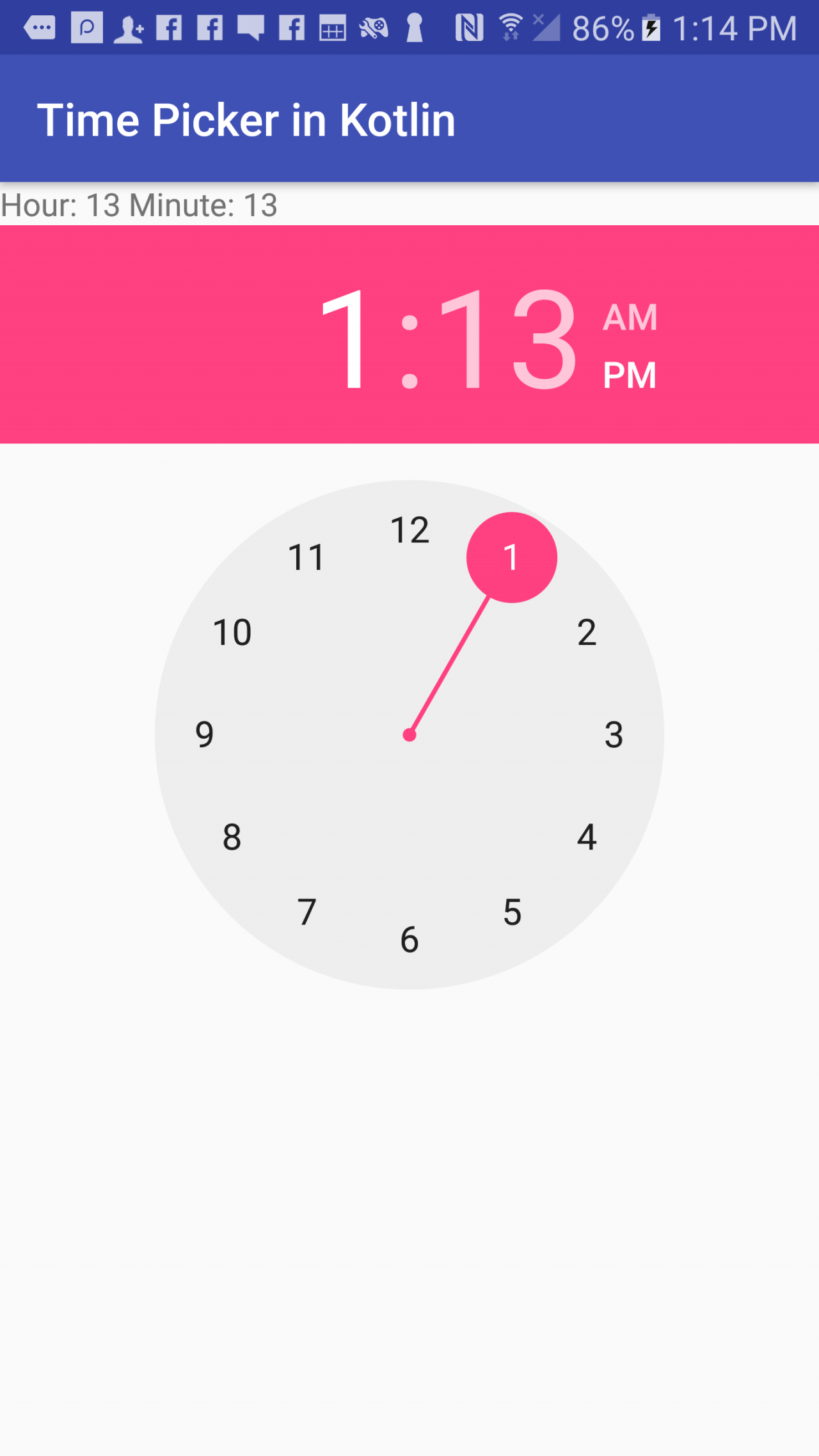 Create TimePicker in Kotlin Programmatically Apps Developer Blog