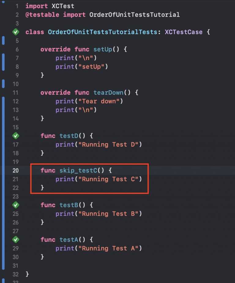 How to Disable or Skip Unit Test in Xcode Apps Developer Blog
