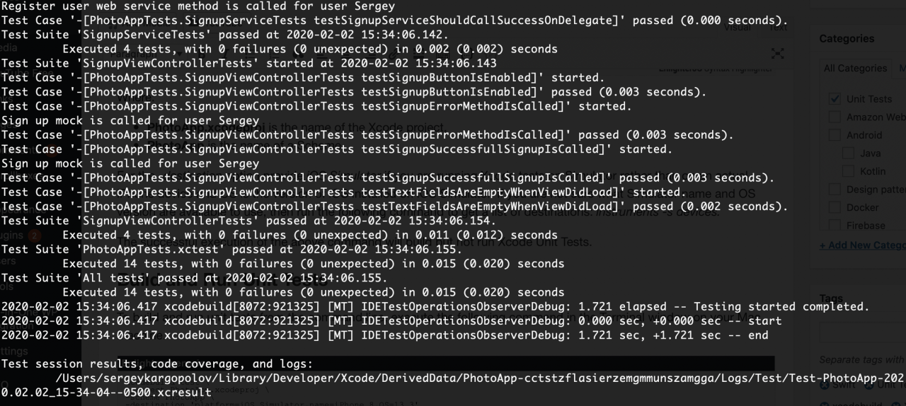 Run Xcode Unit Tests From The Command Line Apps Developer Blog