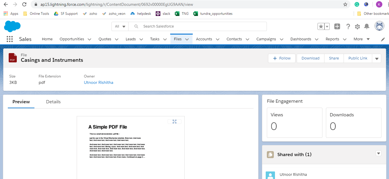How to Upload a Document in Salesforce Files Using Rest API