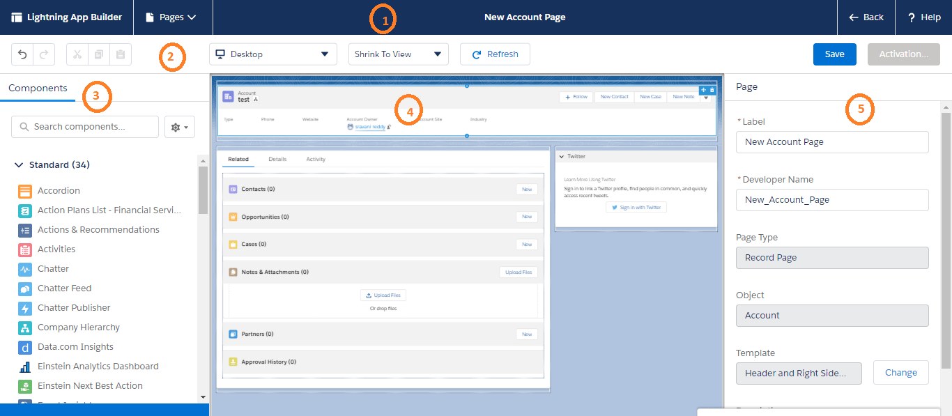 Creating A New Contact in Salesforce Lightning