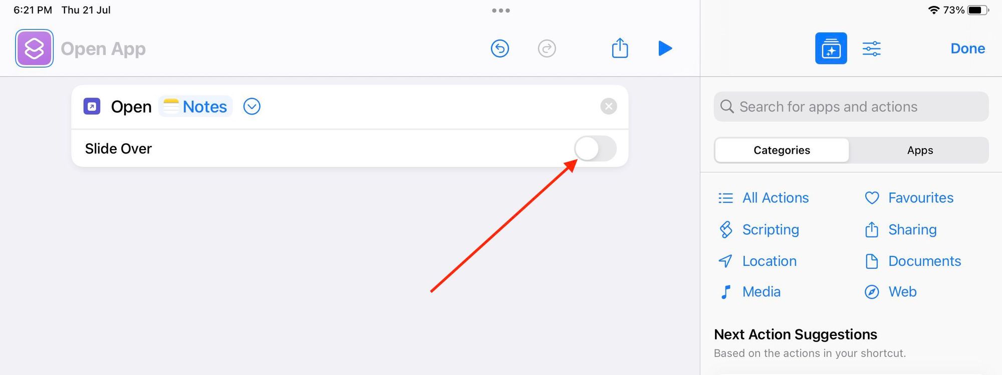 How to Use Shortcuts to Open Multiple Apps in Slide Over Mode on iPad