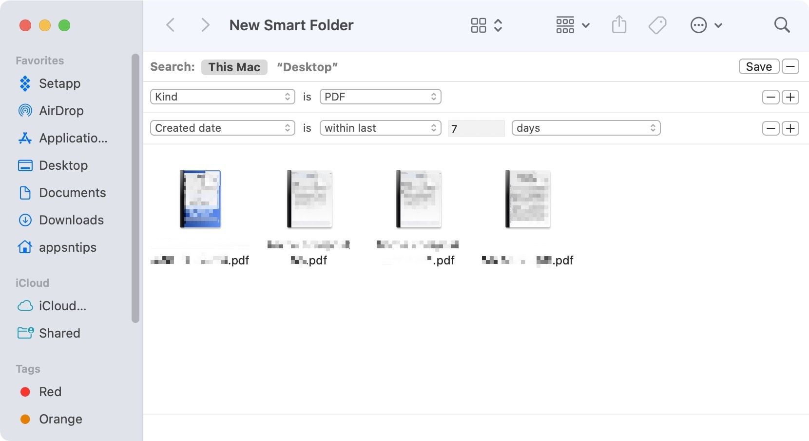 What Is a Smart Folder on Mac [with examples] appsntips