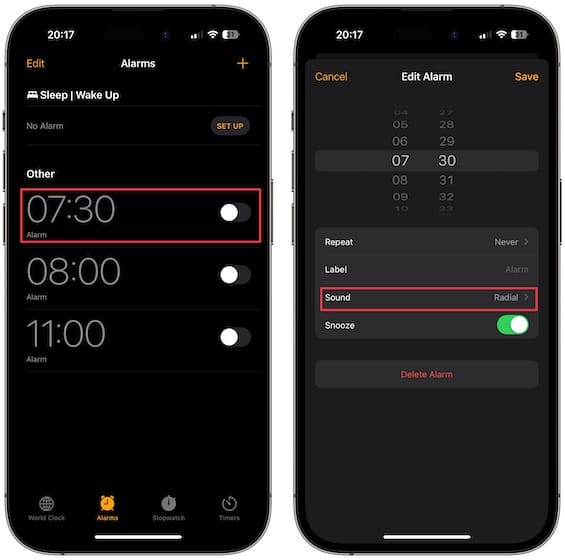 How to Change Default Alarm Sound on iPhone appsntips