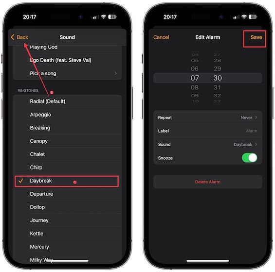 How to Change Default Alarm Sound on iPhone appsntips