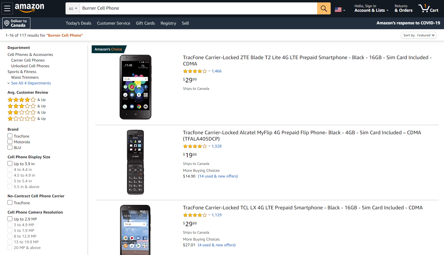 Should you buy a burner phone on Amazon?
