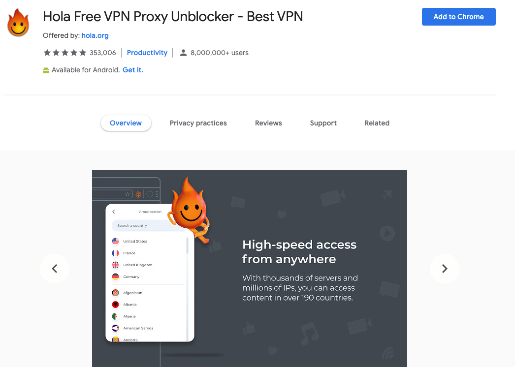 Hola Free VPN Proxy APK Best VPN Alternatives