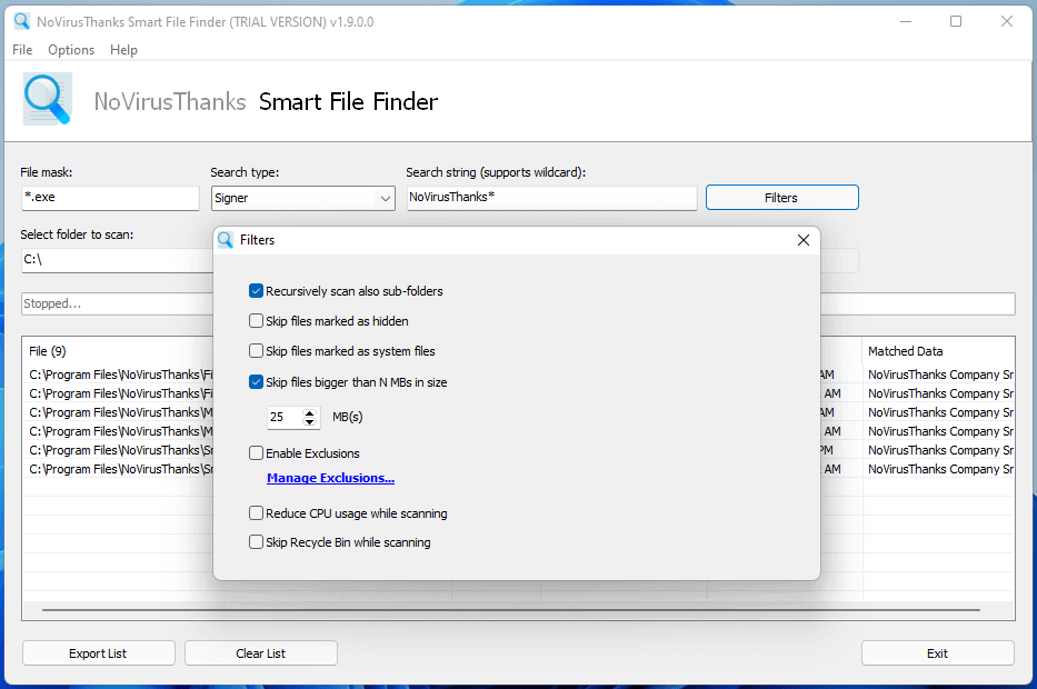 Advanced File Search Functionality with Smart File Finder Appsvoid