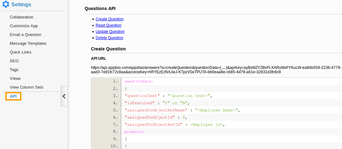 How do I Customize the Answers App? Apptivo FAQ