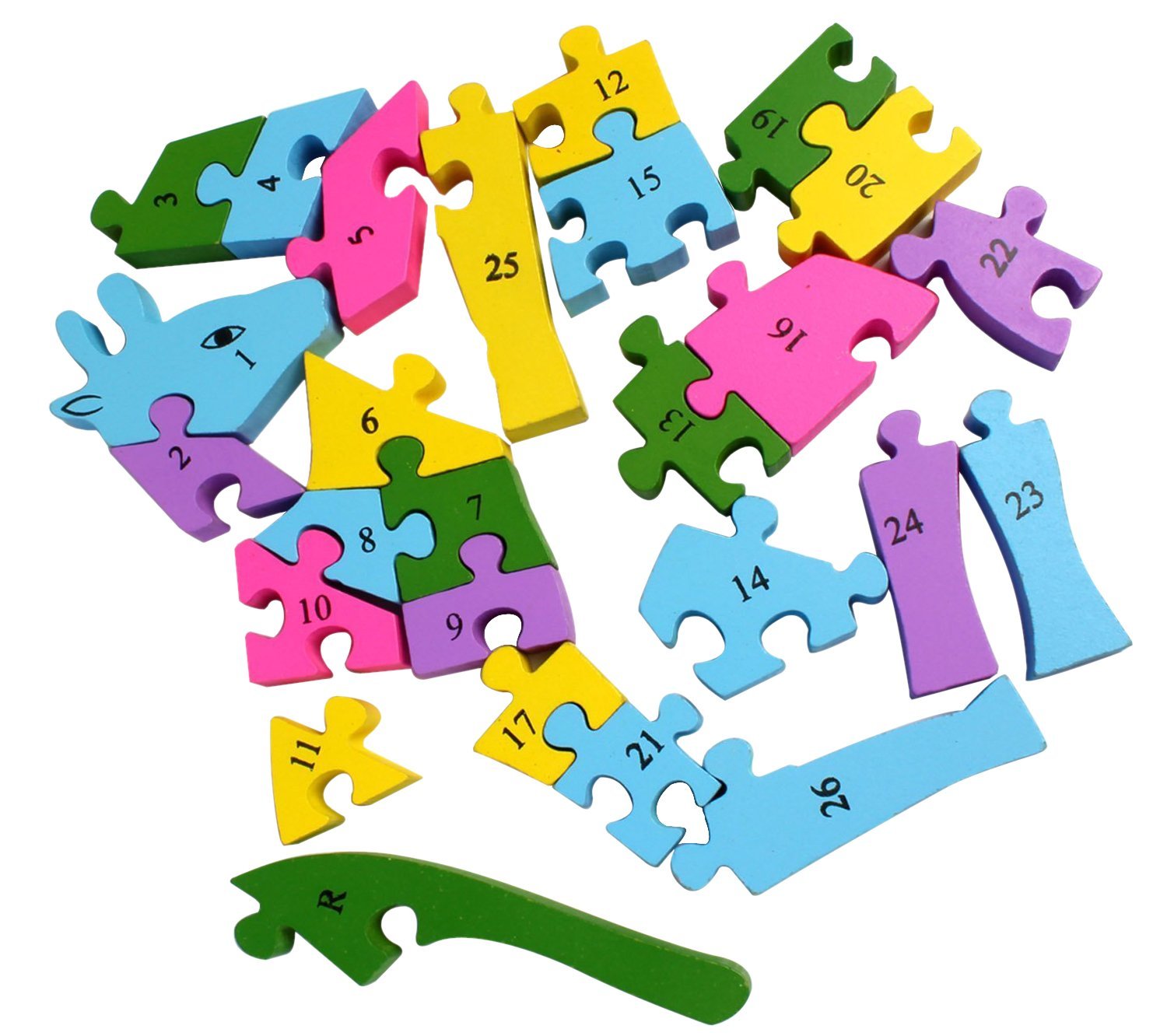 Wodden Giraffe Puzzle AppuWorld