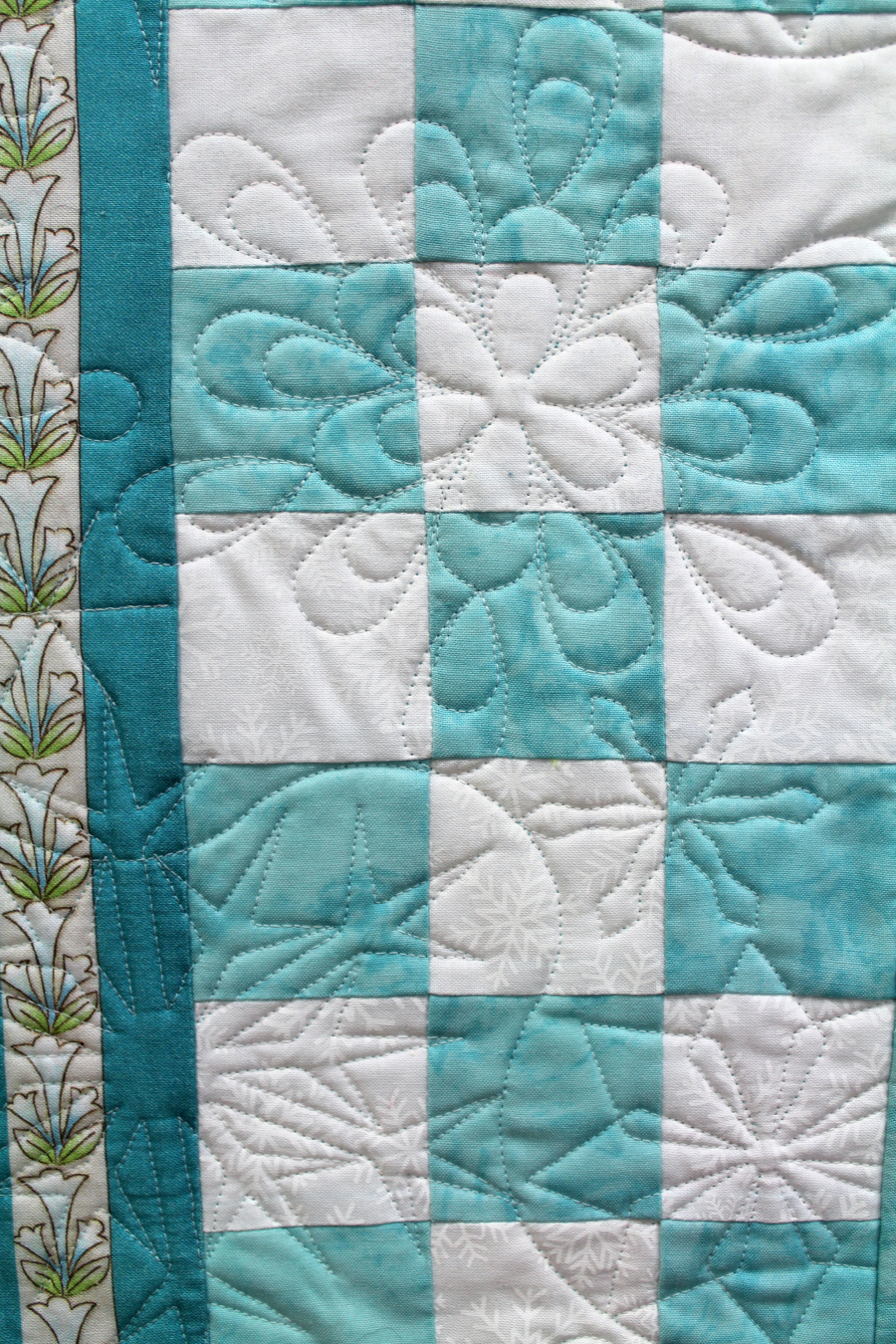How to quilt fabric panels APQS