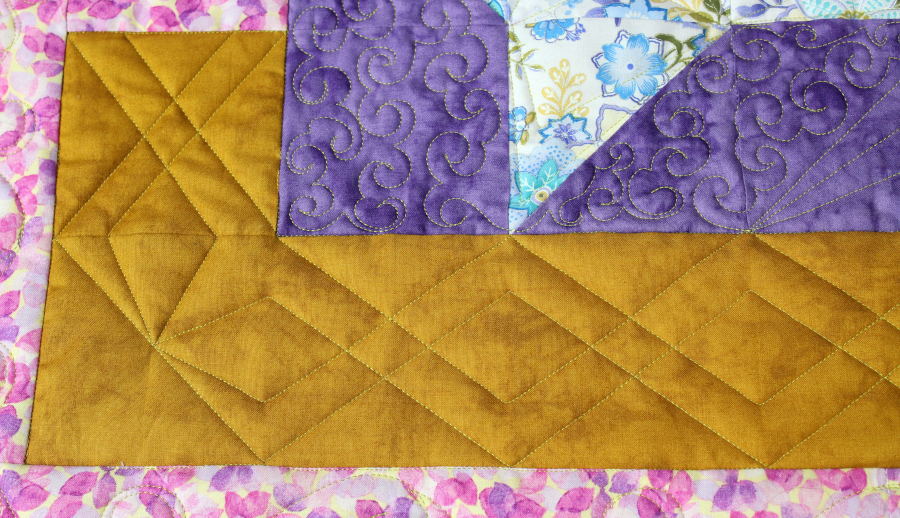 Rule Your Quilt Garden trellis border designs with rulers APQS