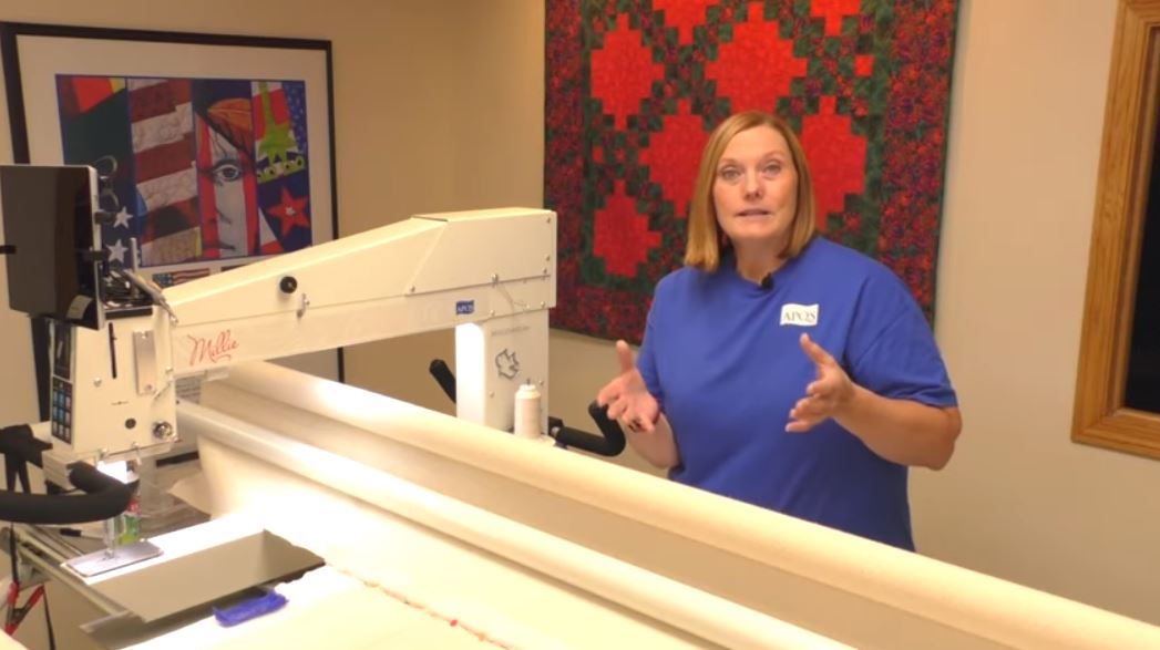 How to turn a quilt on an APQS longarm quilting machine APQS