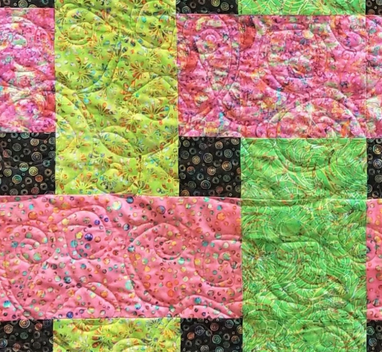 Free quilt pattern Woven Treasures APQS
