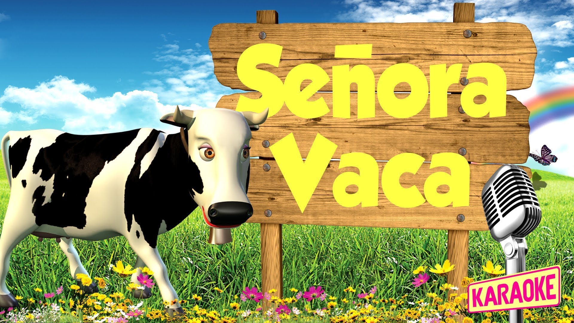 Karaoke canción Señora Vaca por la Granja de Zenon