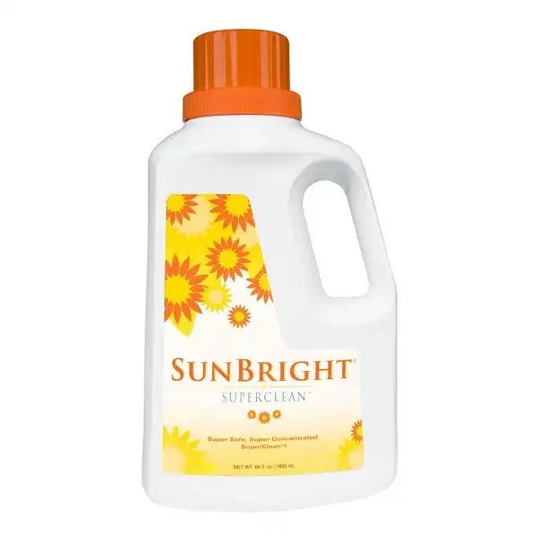 A SunBright SuperClean Mosószer kíméletes, bőrbarát