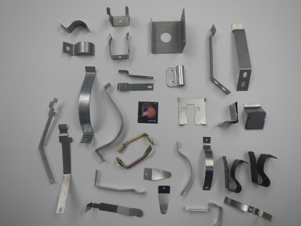 Custom Flat Springs, Metal Clips from Atlantic Precision Spring