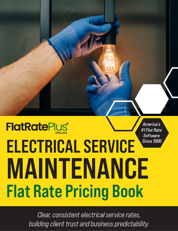 HVAC Plumbing Electrical Flat Rate Pricing Books COMBO Best ERP