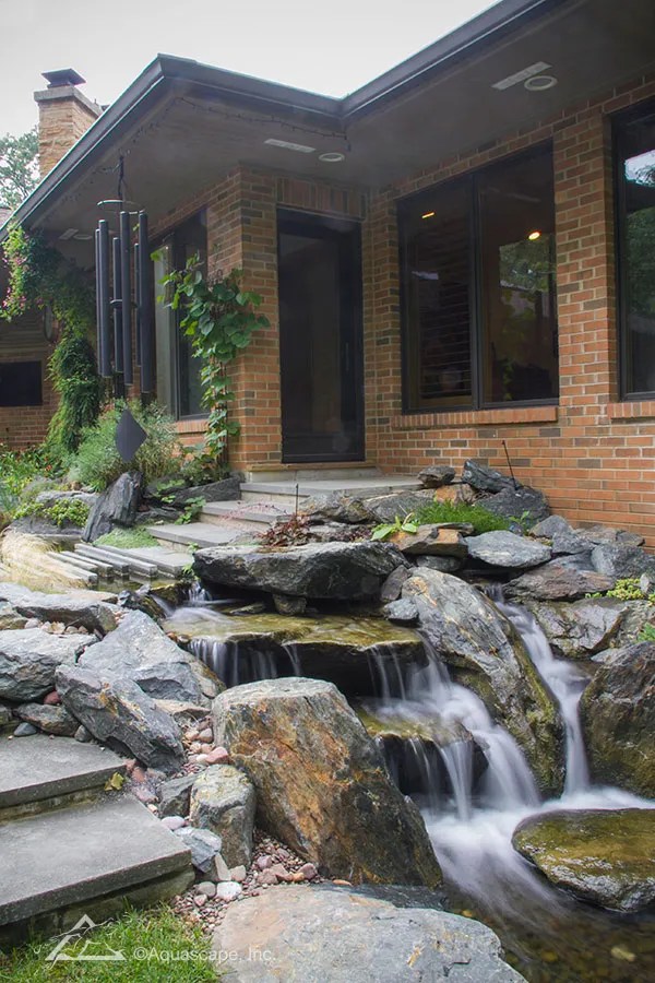 Pondless Waterfall and Stream Pondless Water Feature
