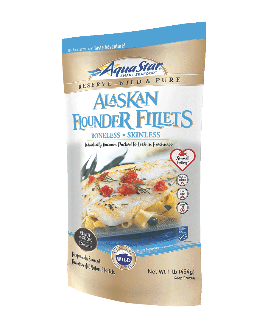 Alaskan Flounder Fillets Aqua Star