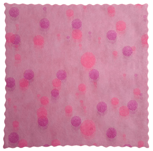 Papel Arroz Cuadrado Coreano Flocos Rosado 25 und Aqua y Flores