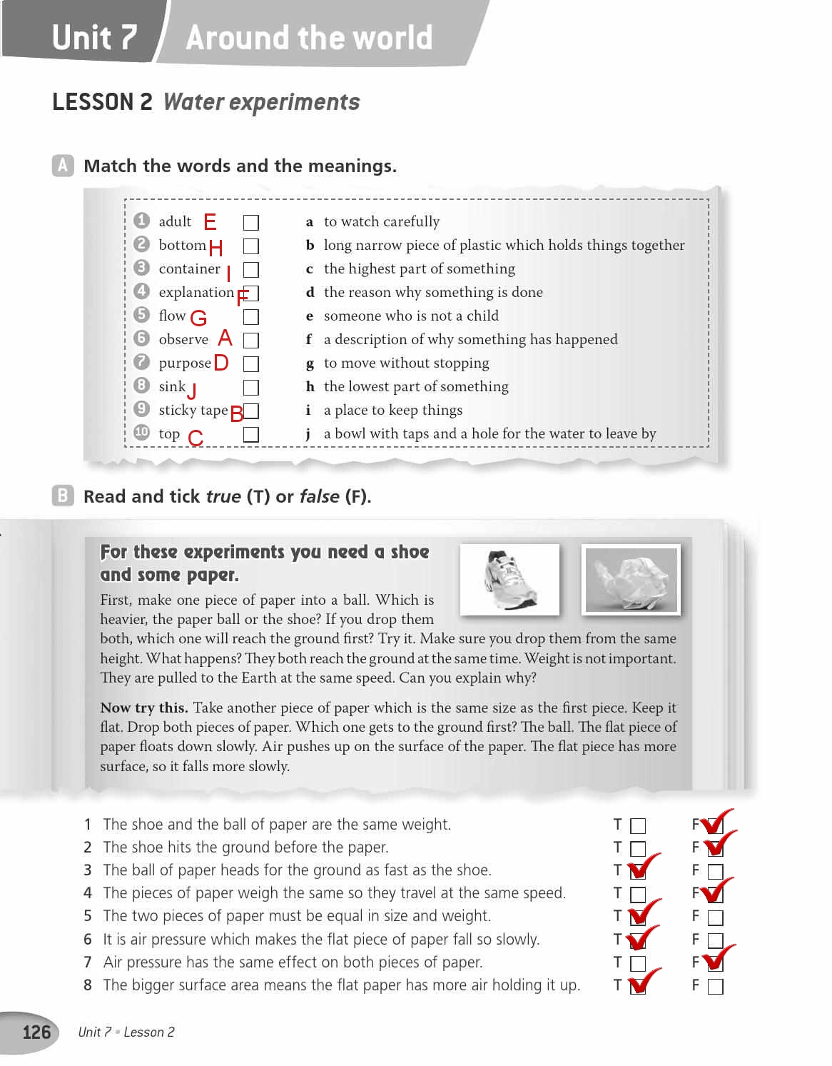حل كتاب الانجليزي اول متوسط سوبر قول