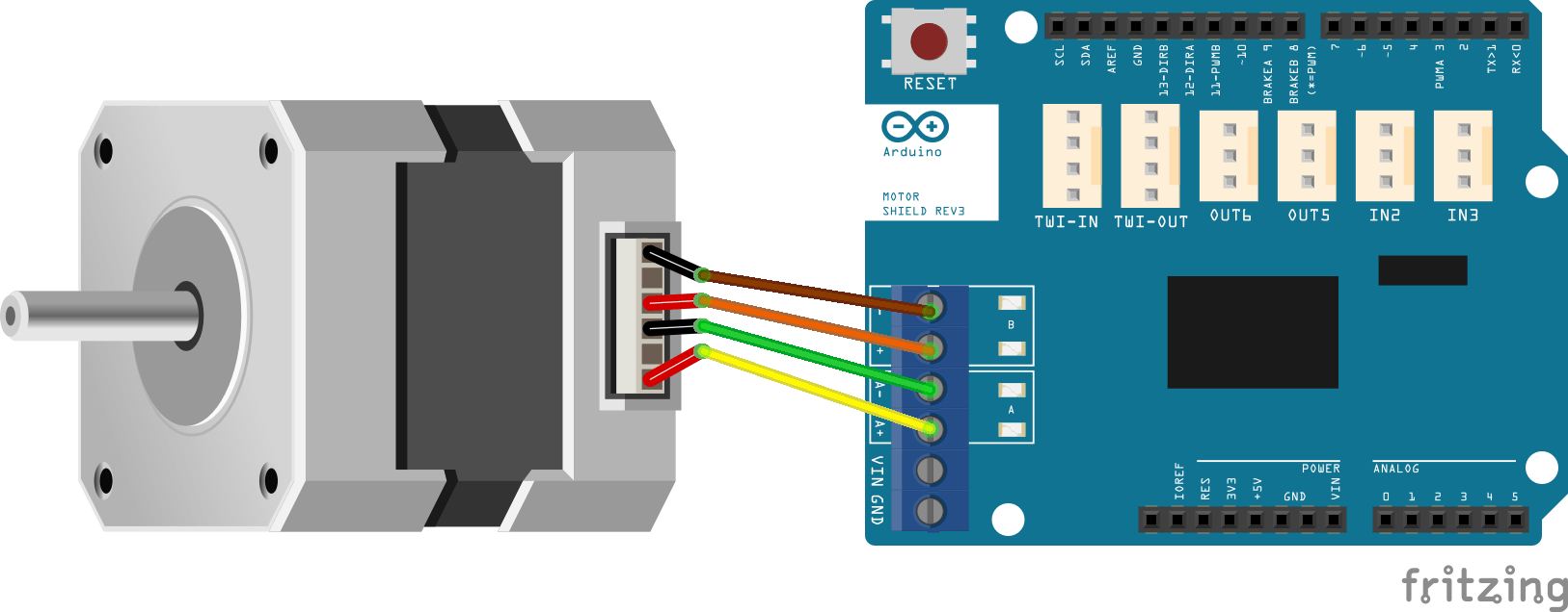 Utilisation du Motor Shield Arduino • AranaCorp