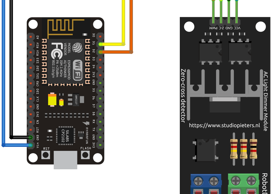 Using an AC Dimmer with ESP8266 • AranaCorp