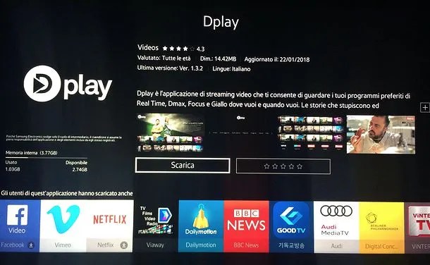 COME SCARICARE DPLAY SU SMART TV LG SCARICARE VIDEO DA DPLAY REALTIME